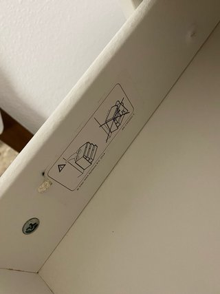 Comò a 5 cassetti bianco di Ikea