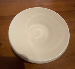 Piatto fondo ceramica decorato a mano