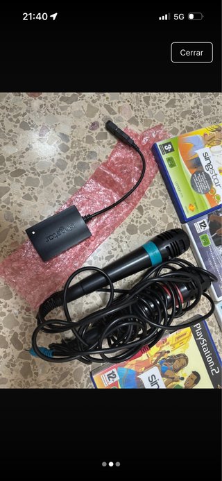 Lote Juegos Singstar PS2 + Micrófonos