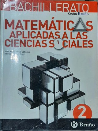 Matemáticas aplicadas a las ciencias sociales, ...