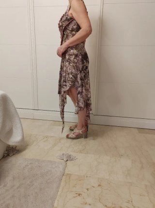 Vestido fiesta estampado floral