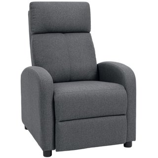 Poltrona Relax Imbottita e Reclinabile a 135° e Po