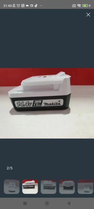 Batería Makita 14.4V Li-ion 1.5Ah