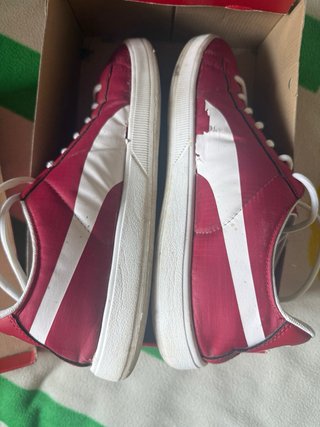 Zapatillas Puma Rojas y Blancas