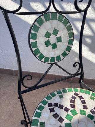 Mesa y 2 Sillas Terraza Mosaico