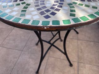 Mesa y 2 Sillas Terraza Mosaico