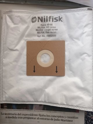 Nilfisk Bolsas Aspiradora 4uds + 1 Pre-filtro