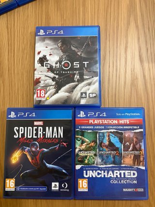 Lote Juegos PS4 (Spider-Man, GTA V, etc.)