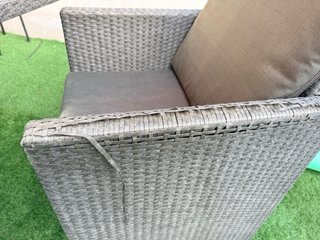 CONJUNTO DE JARDÍN / TERRAZA – MESA + 6 SILLONES