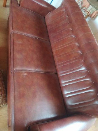 Sofá Vintage 3 Plazas + 2 Sillones