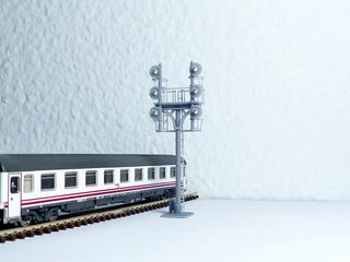 Semáforo Ferrocarril Escala N Maqueta de Trenes