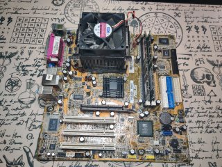 Placa Base ASUS P5S800-VM con Procesador y RAM