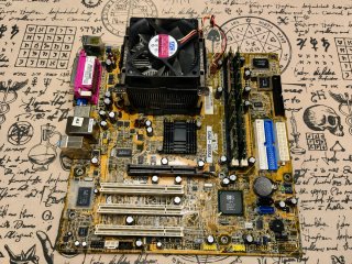 Placa Base ASUS P5S800-VM con Procesador y RAM