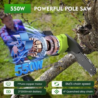 Motosierra y Cortasetos Eléctricos 21V