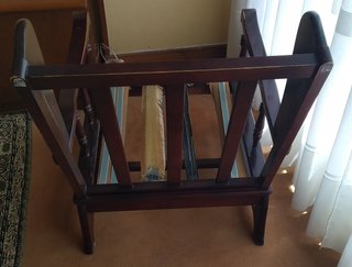 2 Butacas de madera estilo clásico
