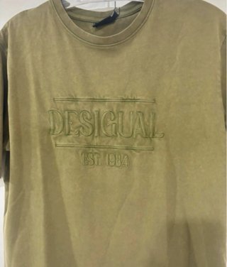 Camiseta Desigual verde oliva