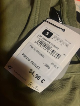 Camiseta Desigual verde oliva