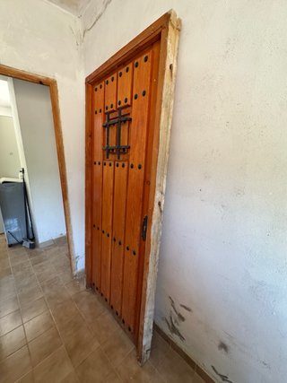 Puerta exterior madera
