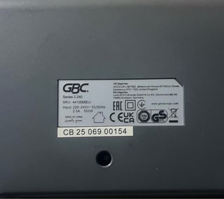 Plastificadora GBC Series 2 240.