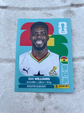 Cromo Iñaki Williams Panini