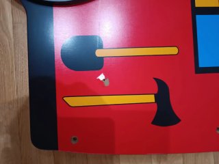 Cama infantil bomberos roja