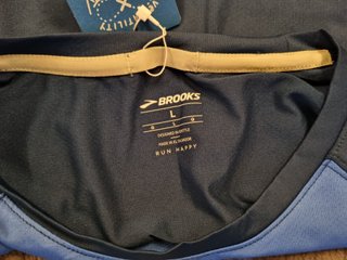 T-Shirt Brooks Within Short Sleeve tg. L *NEW