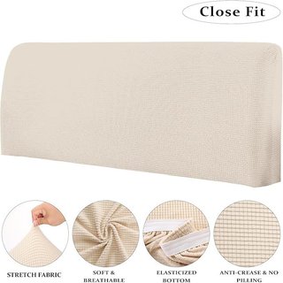Funda Elástica Beige para Cabecero
