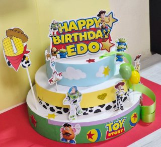 Torta finta tema Toy Story personalizzabile