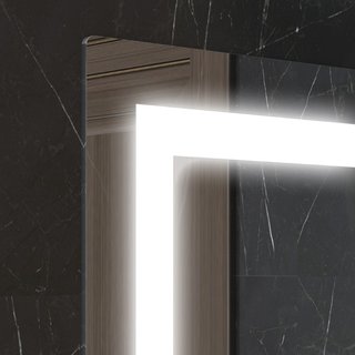 Specchio per Bagno a Luci LED a 3 Colori Regolabil
