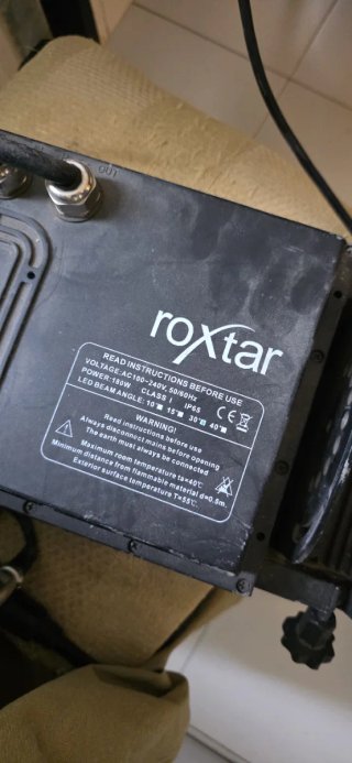 Proyector LED profesional Roxtar 180W IP65 DMX ext