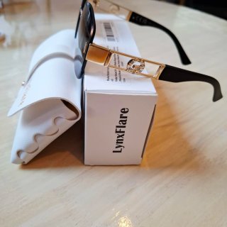 Gafas de sol LynxFlare dama negras y doradas