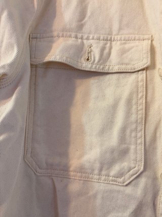 Camisa vaquera beige Primark Talla XL
