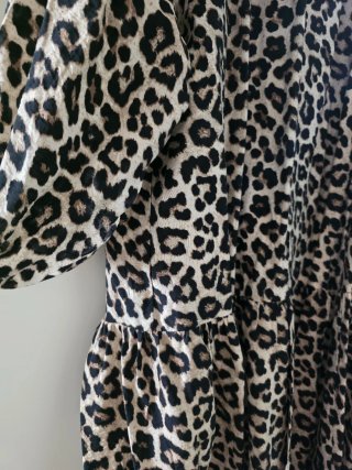 Vestido estampado leopardo talla única