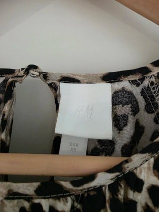 Vestido estampado leopardo talla única