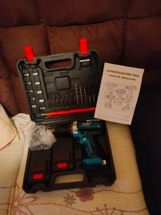 Taladro Atornillador 21V con Accesorios