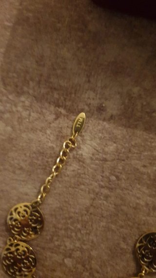 Pulsera chapada en oro 18k
