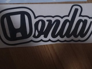 Pegatina Honda personalizada