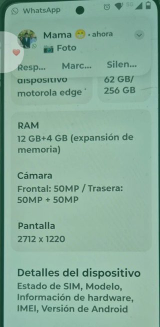 Smartphone Motorola Edge 70 Verde