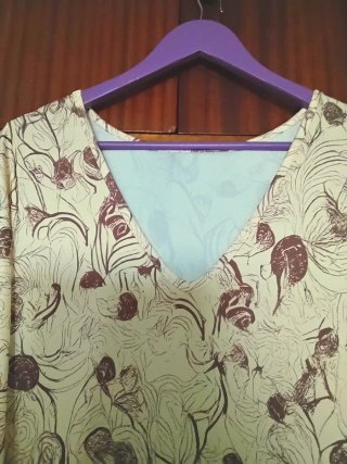 VESTIDO LARGO MAXI ESTILO BOHO, TALLE ALTO