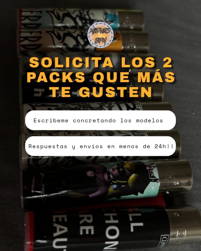 Pack 4 Mecheros Clipper