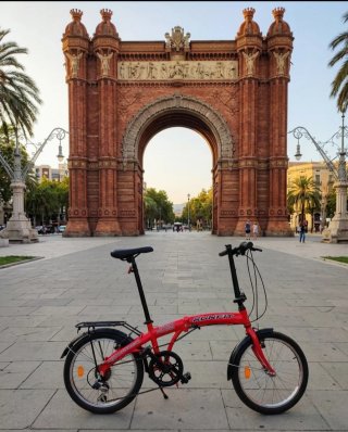 Bicicleta plegable aluminio como nueva