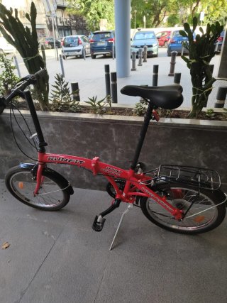 Bicicleta plegable aluminio como nueva
