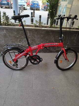 Bicicleta plegable aluminio como nueva