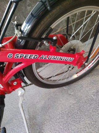 Bicicleta plegable aluminio como nueva