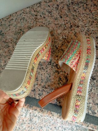 Sandalias Mandarina Multicolor