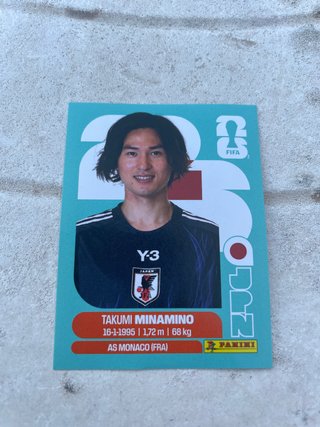 Cromo Takumi Minamino Panini