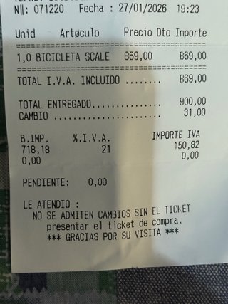 Bicicleta scott scale