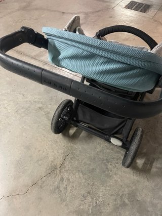 Carrito Jane Mum gris y azul