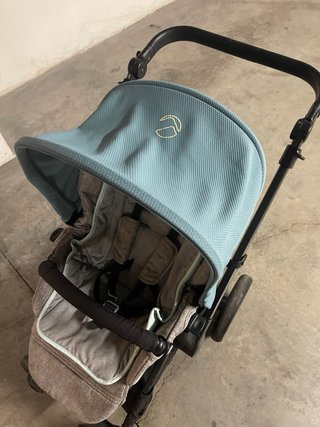 Carrito Jane Mum gris y azul