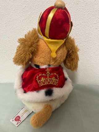 Peluche Perro Rey Corona